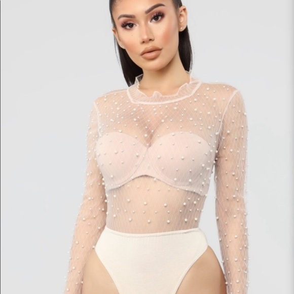 Tops - Nude Pearl Bodysuit